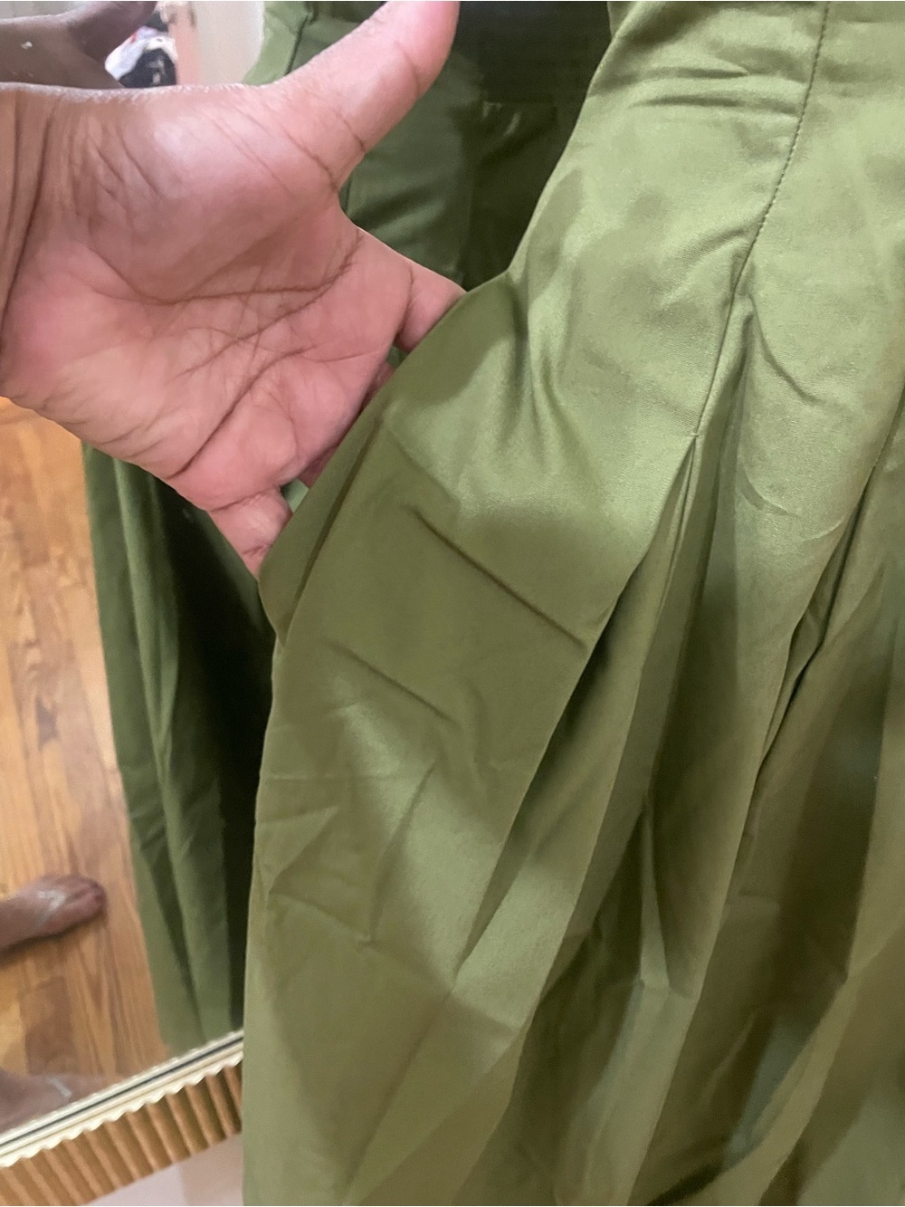 a new day Olive Green Halter Midi Dress - Picture 5 of 12